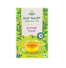 Weikfield Eco Valley Organic Tea Divine Tulsi  Box  30 pcs